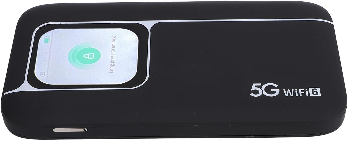 5G Band Router High Speed Mobile Hotspot 2.01 Inch Screen Portable Hotspot Mobile Hotspot Device for Travel Business, Support Up to 16 Devices, Large Touch Screen