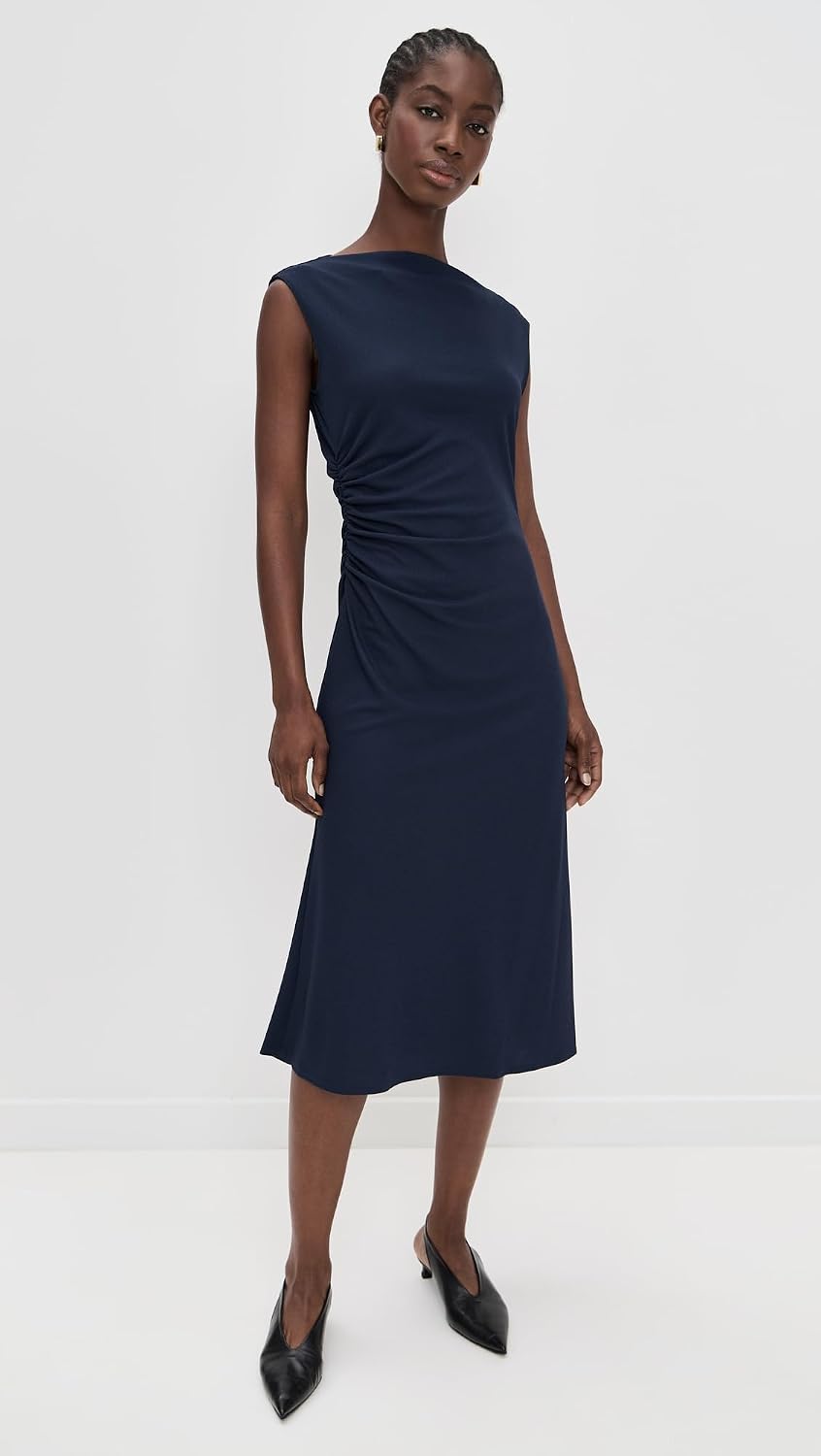 Theory Women's Boat Neck Drape Dress