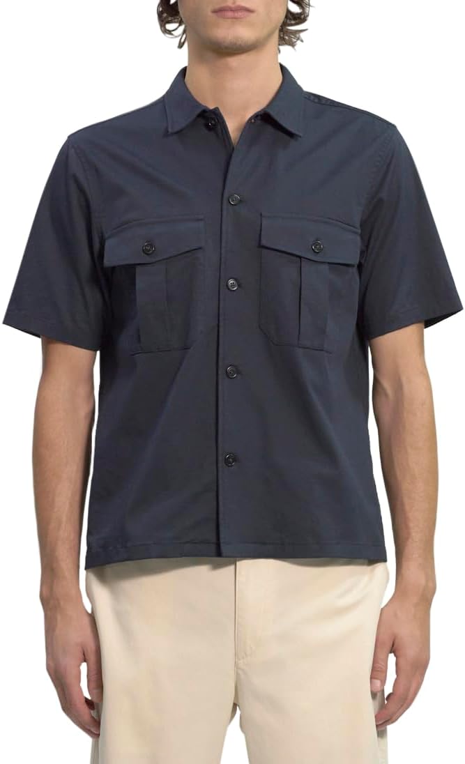 Theory Men's Beau Hanson Twill Shirt