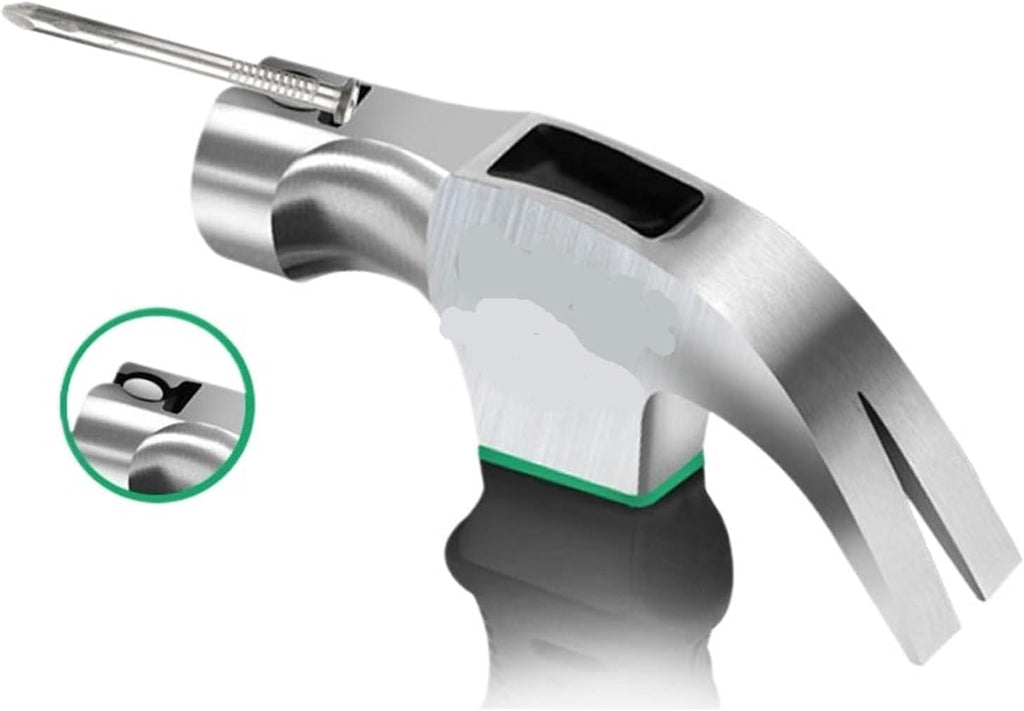 Mini Claw Hammer for Woodworking Stainless Steel Shockproof Multifunction Hand Tool