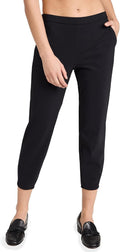 Theory Women's Tapered Dart Pull-on Pant in Precision Ponte
