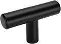 Goldenwarm 100 Pack Black Cabinet Knobs Matte Black Drawer Knobs, T Bar Kitchen Cabinet Handles, Single Hole Drawer Pulls for Cupboards Dresser Bedroom