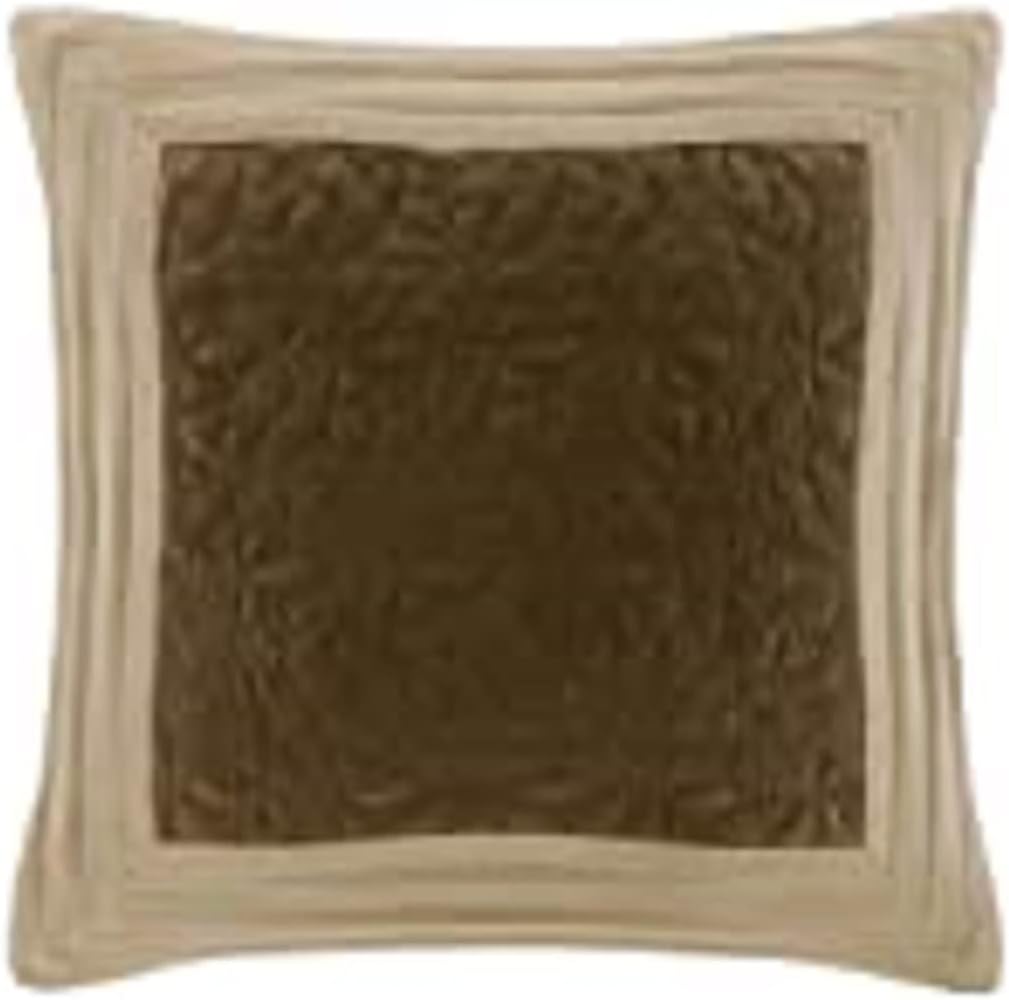 Madison Park Cozy Comforter Set-Luxury Faux Suede Design, Striped Accent, All Season Down Alternative Bedding, Matching Shams, Decorative Pillow, Natural, California King (104 in x 92 in)