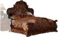 Acme Dresden Queen Wooden Panel Bed in Cherry Oak
