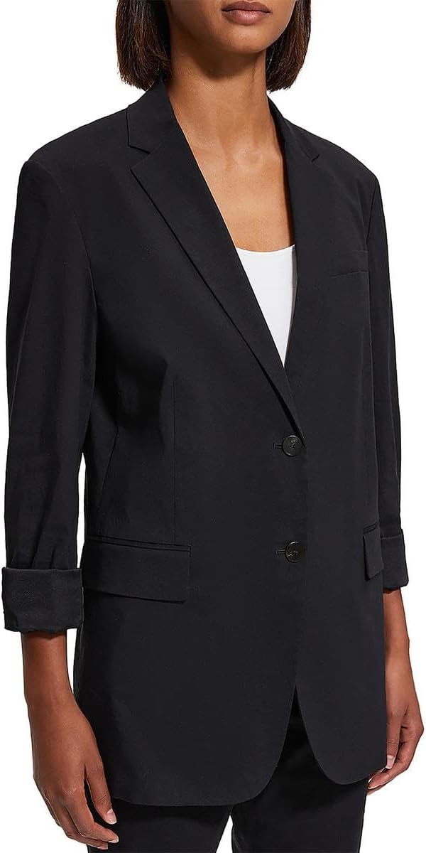 Theory Women's Rolled Sleeve Bf Jacket