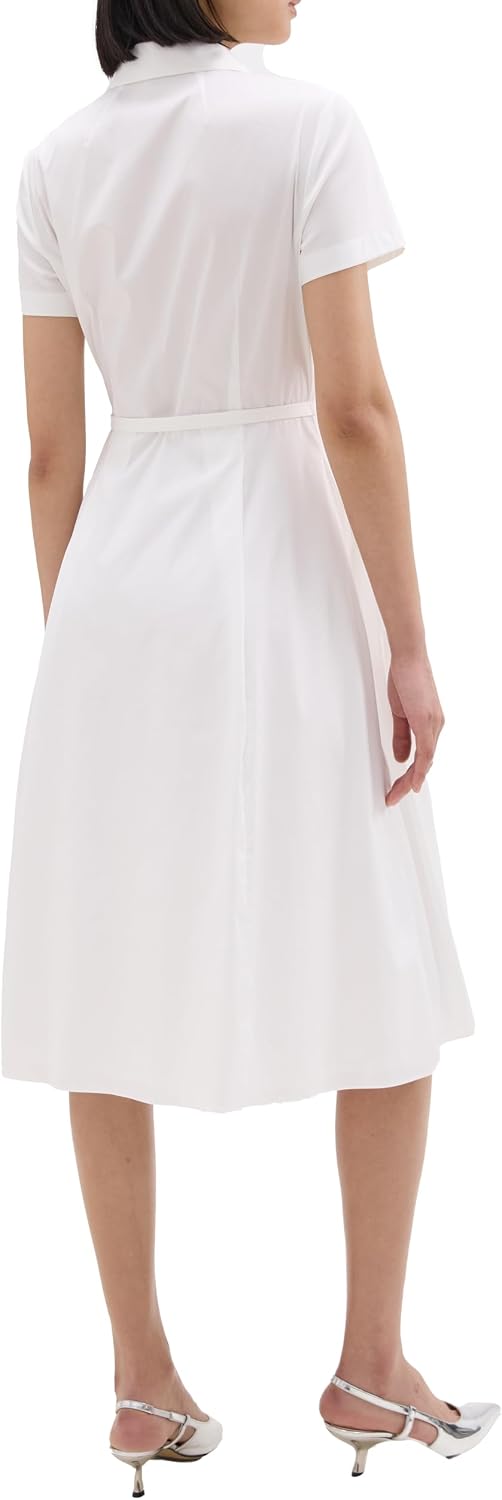 Theory Women's Short Sleeve Volume Skirt Dress