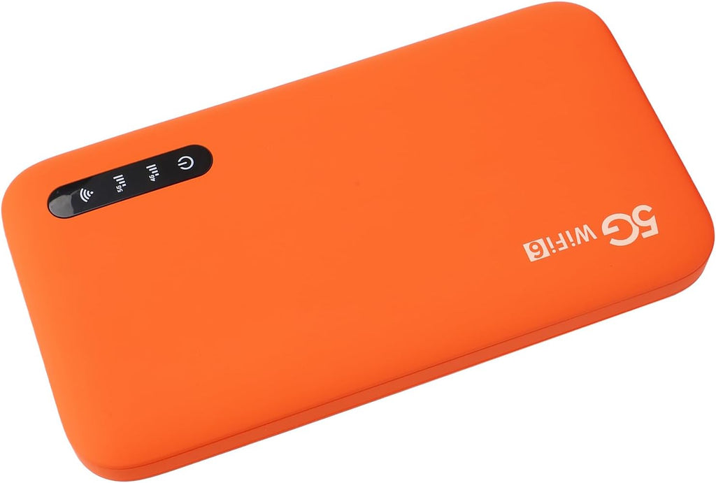 5G Mobile Hotspot for Travel - 5G WiFi6 Mobile Hotspot Router with Sim Card Slot, 6100mAh Battery Portable Device, Portable Router for Phone Tablet