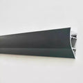 LED Wall Light Strip - Aluminum Diffuser Channel for Home Decor, 10m (32.8ft) LED Trim System for Bedrooms, Modern Wire Lighting Solution (Black)