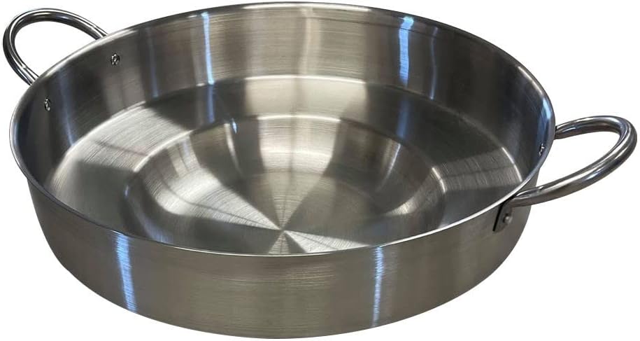 23'x7' Heavy Duty Stainless Steel Concave Comal Griddle Great Comal para Tacos Tortillas Maker, Griddle Cooking Camping