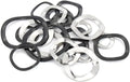 NOBRIM Flat Washer 65 Mangnese Steel M3 M4 M5 M6 M8 M10 M12 M14 M16 M19 M21 M24 M27-m118 Wave Washer 3/5/6/7 Crest Type Gasket Spring Plain Gasket Flat Precision Adjusting Washer Gasket Shim