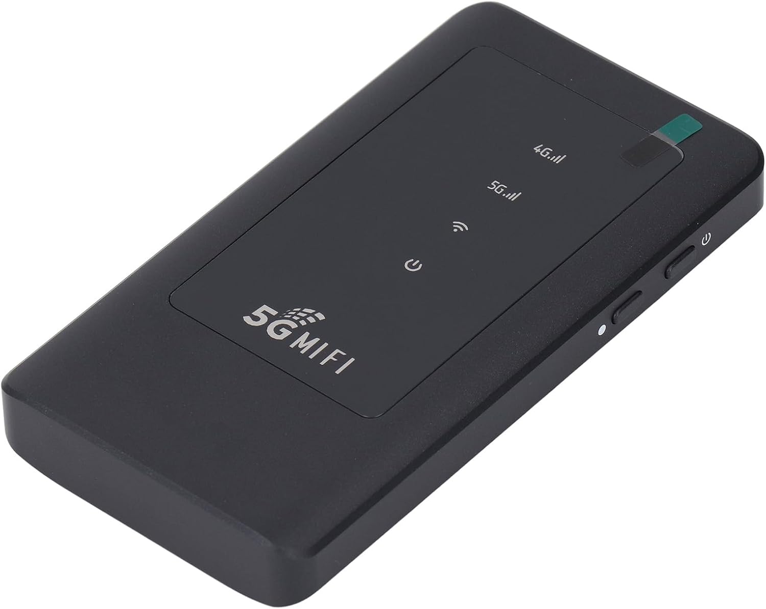 Vikye Portable WiFi Hotspot, 5G WiFi6 2.77Gbps Mobile Router with Nano SIM Card Slot, for Travel Supports 16 Devices USB C Power, Black