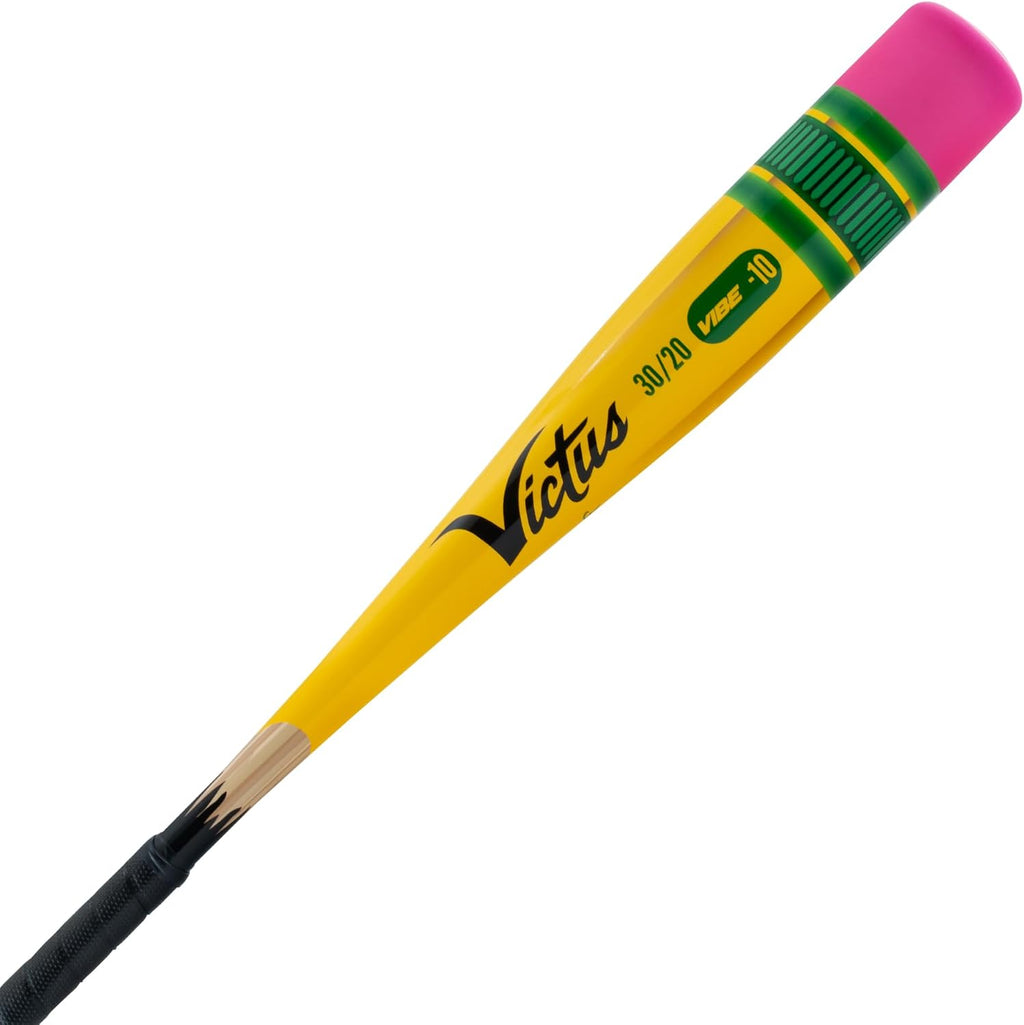 Victus Vibe Pencil Baseball Bat, 2 5/8' Barrel, -10 Drop, USA Baseball Certified