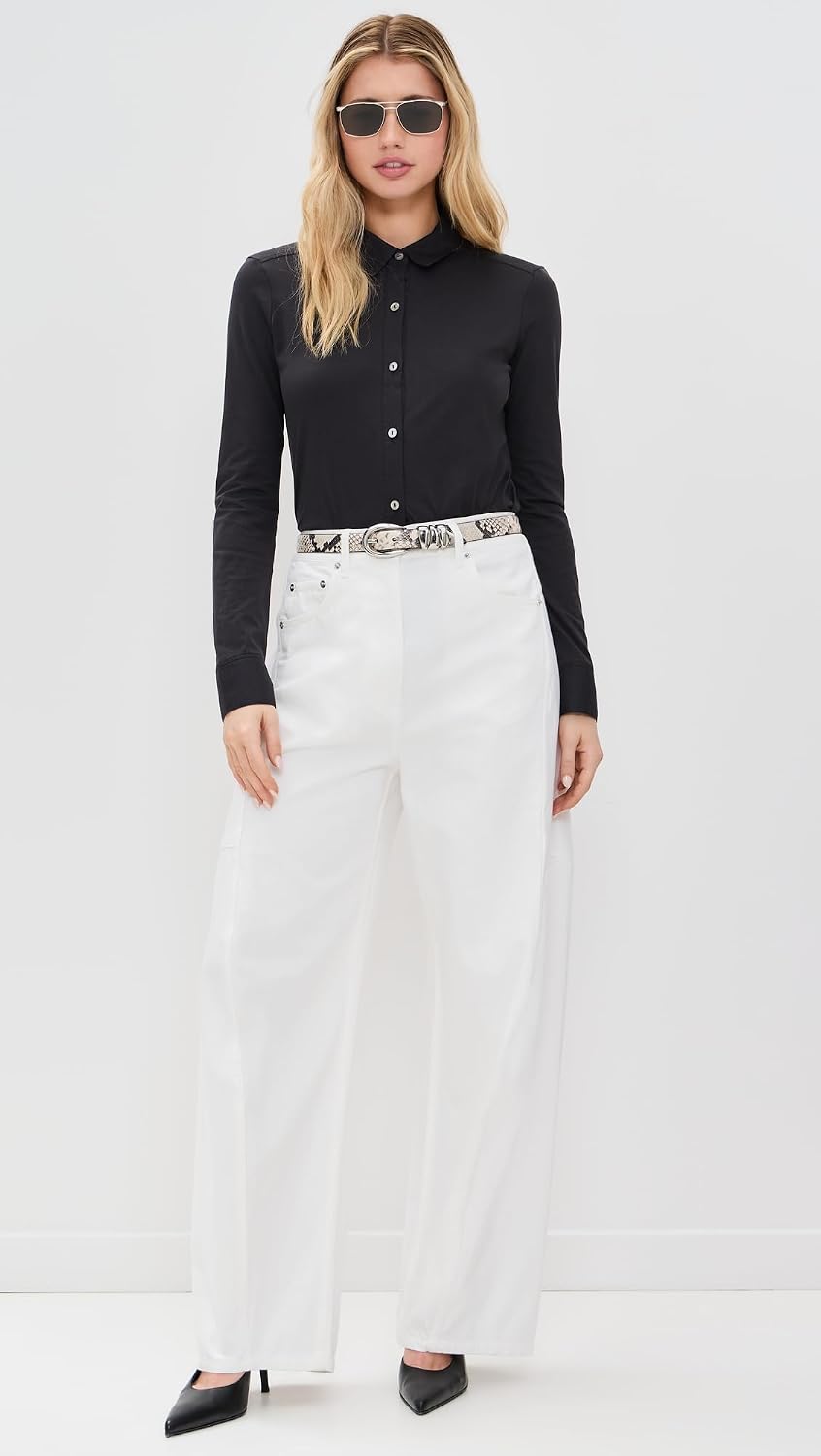 Theory Women's Riduro Long Sleeve Button Down