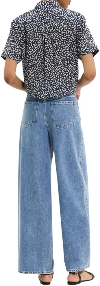 Theory Women's Tie Front Ss Bl