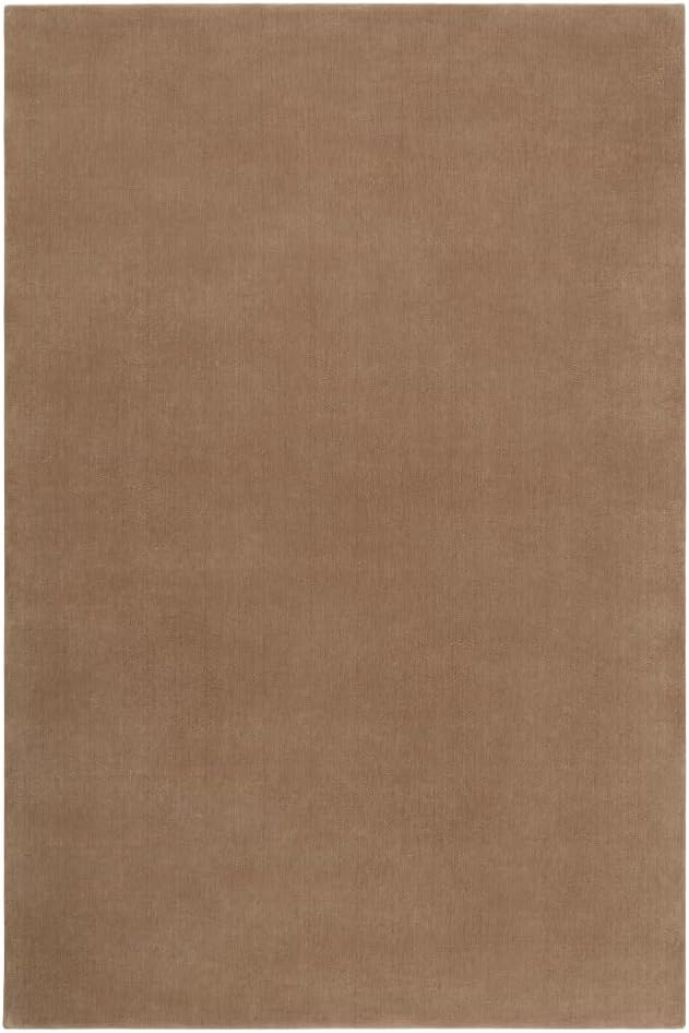Hand-Tufted Wool Square Area Rug – Soft Premium Wool Carpet for Living Room, Bedroom & Home Décor – 5X5 ft| Chestnut – Durable, Non-Slip Backing, Handcrafted Rug