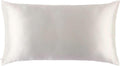 slip King Pure Silk Pillow Case - 100% Pure 22 Momme Mulberry Silk - King Size Standard Pillow Case -Anti-BedHead, Anti-Sleep Crease, White (20' x 36')