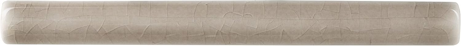 MSI Dove Gray Quarter Round Molding 5/8 in. x 6 in. Glazed Ceramic Tile for Kitchen Backsplash, Floor Tile, Wall Tile for Bathroom, Shower Wall Tile, Mesh Mounted Mosaic Tile