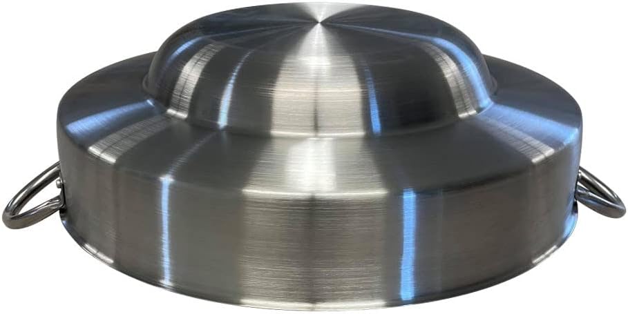 23'x7' Heavy Duty Stainless Steel Concave Comal Griddle Great Comal para Tacos Tortillas Maker, Griddle Cooking Camping