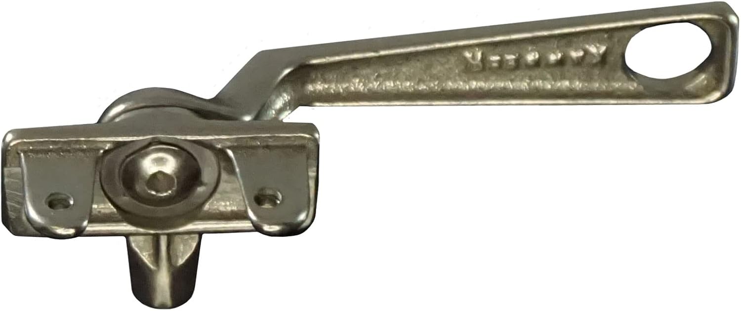 WRS Kawneer Left Hand Cam Handle – Angle Base Pole Operated Project-Out/Awning Window Handle Replacement – Secure Closing Cam Action, Fixes Window that Won't Open or Stay Closed – Compatible with