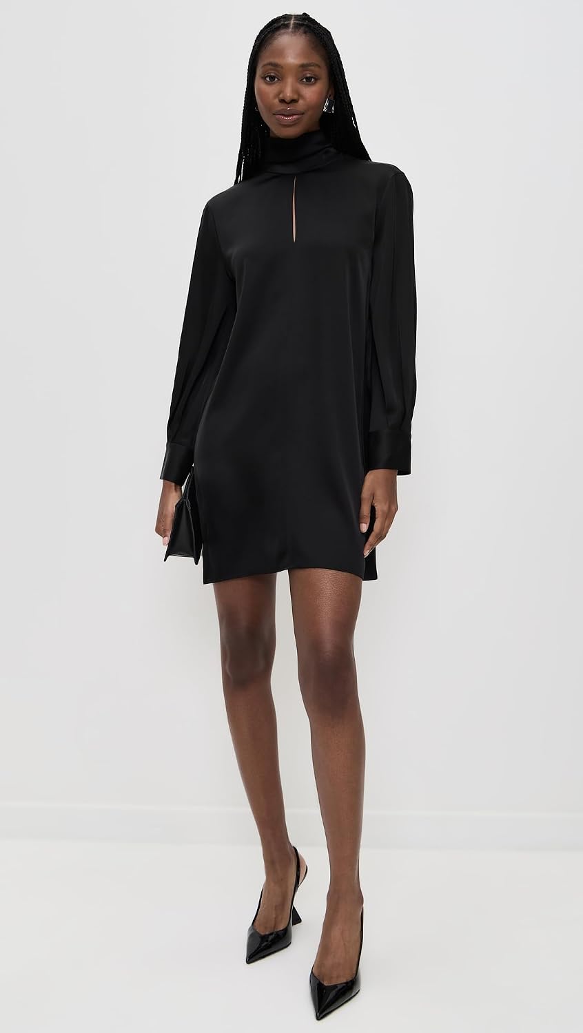 Theory Women's Long Blouson Sleeve Dress