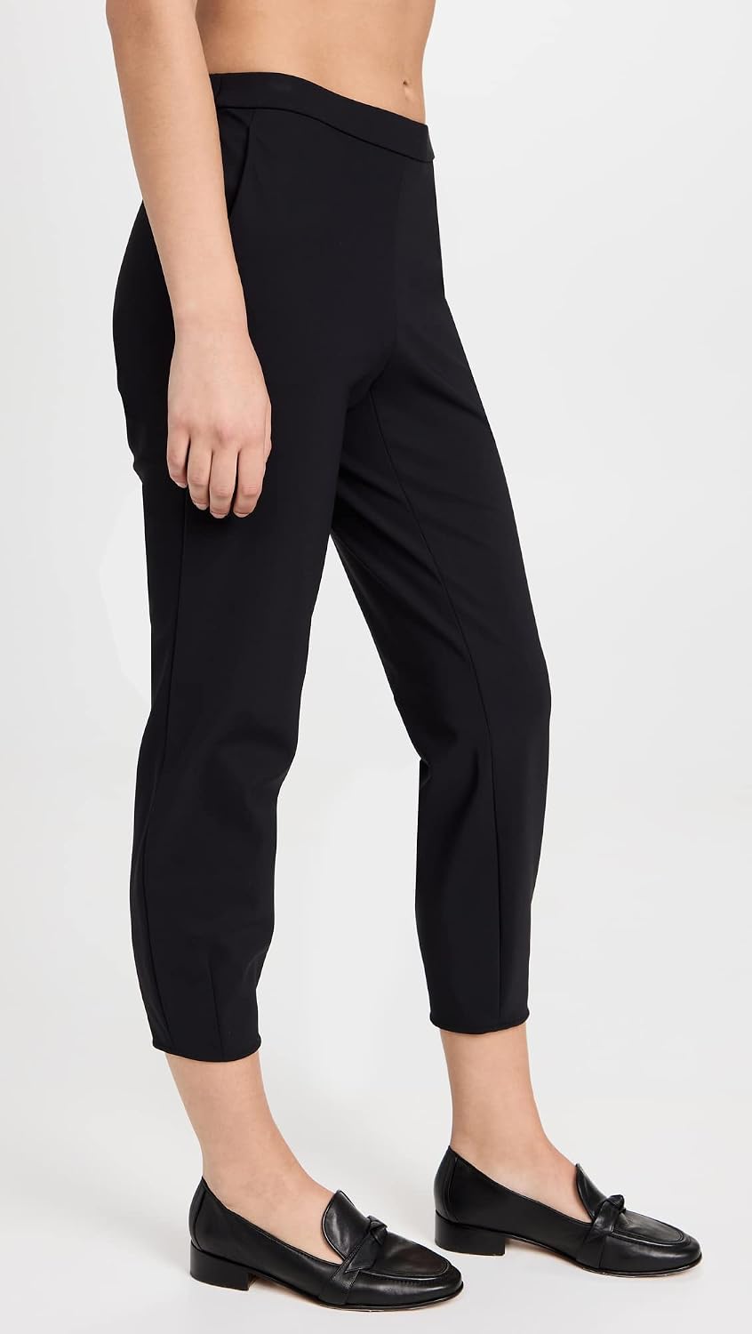 Theory Women's Tapered Dart Pull-on Pant in Precision Ponte