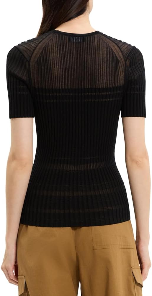 Theory Women's Sheer Stripe T