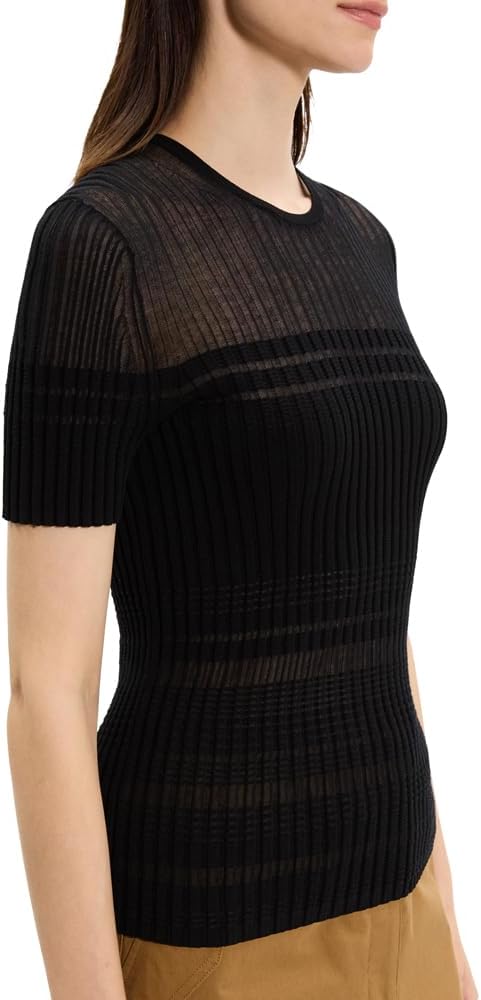 Theory Women's Sheer Stripe T