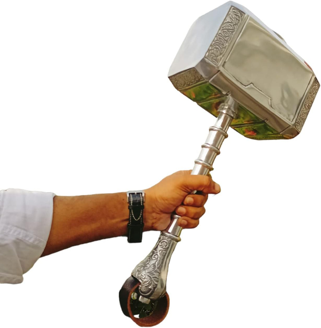 Aluminum Avengers Assemble Thor Molded Hammer, Halloween Costume Accessory, Gift for Men Boys, Birthday gift