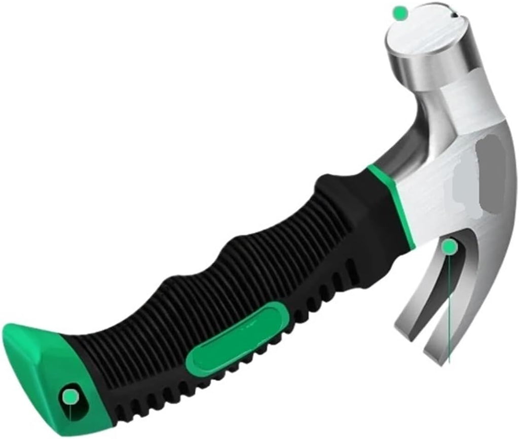 Mini Claw Hammer for Woodworking Stainless Steel Shockproof Multifunction Hand Tool