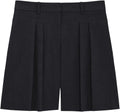 Theory Women's Linen Pleated Short