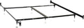 Coaster Home Furnishings Esme Metal Bed Frame Adjustable 6-Leg Base for Box Spring and Mattress Queen and Eastern King Black 9602QK