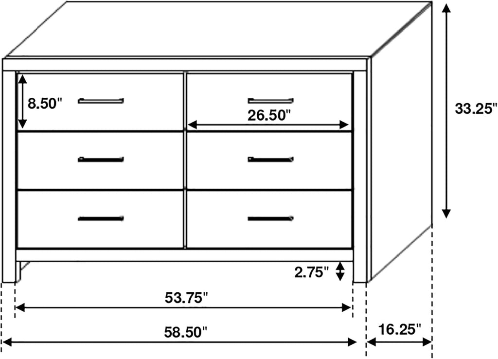 Coaster Home Furnishings Brantford Farmhouse 5-Piece Bedroom Set Queen Size Panel Bed Frame 52-inch Headboard Barrel Oak 207041Q-S5