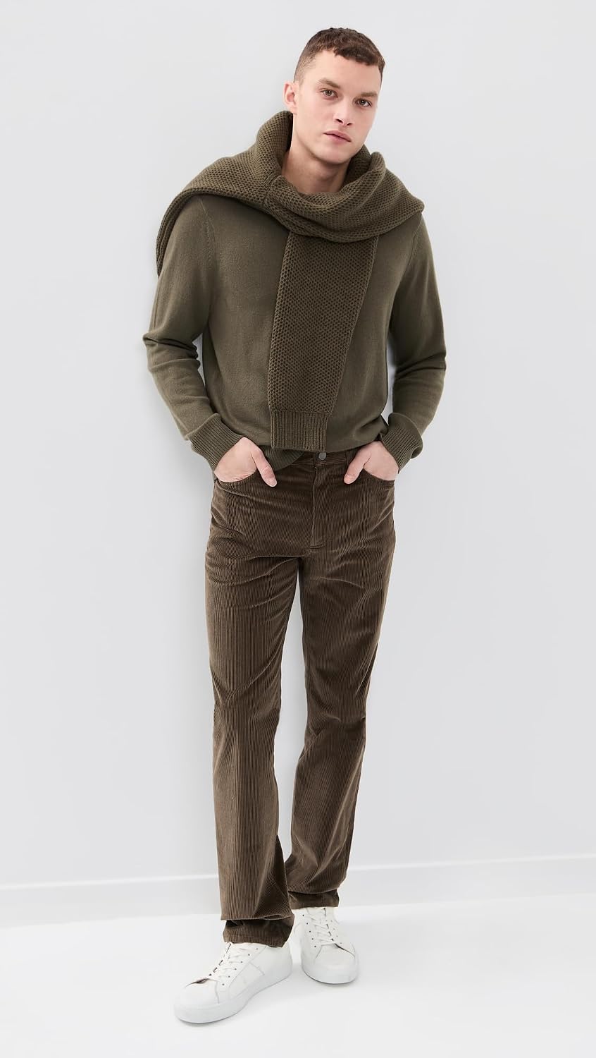 Theory Men's Hilles Crew Sweater in Cashmere