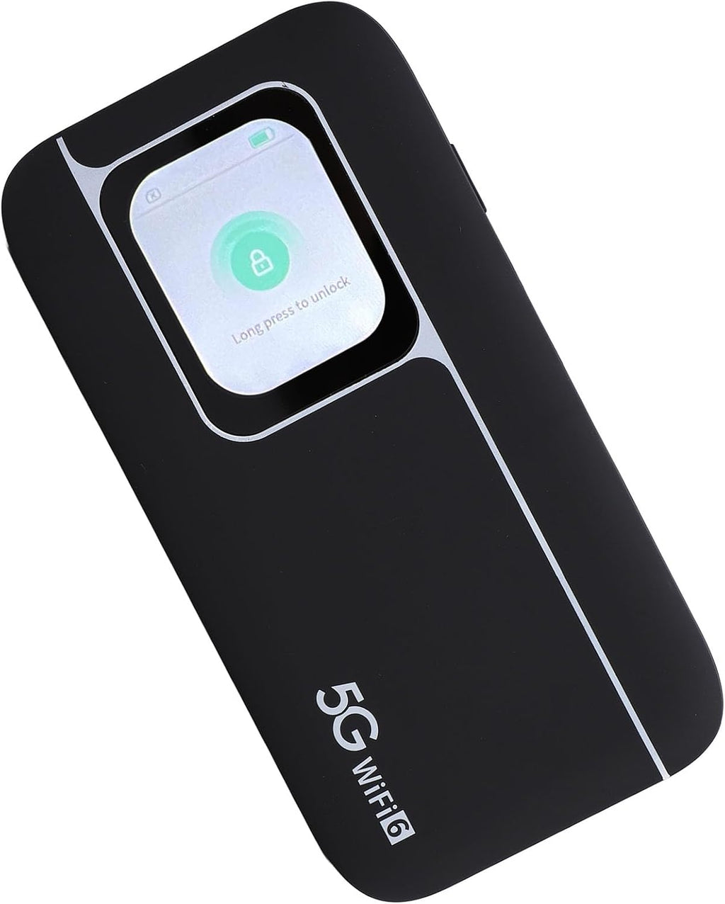 Drfeify 5G High Speed WiFi Mobile Hotspot Router for Travel Portable Hotspot with 2.01 Inch Screen - Fast Connection for Gaming and Streaming - Supports Up to 16 Devices