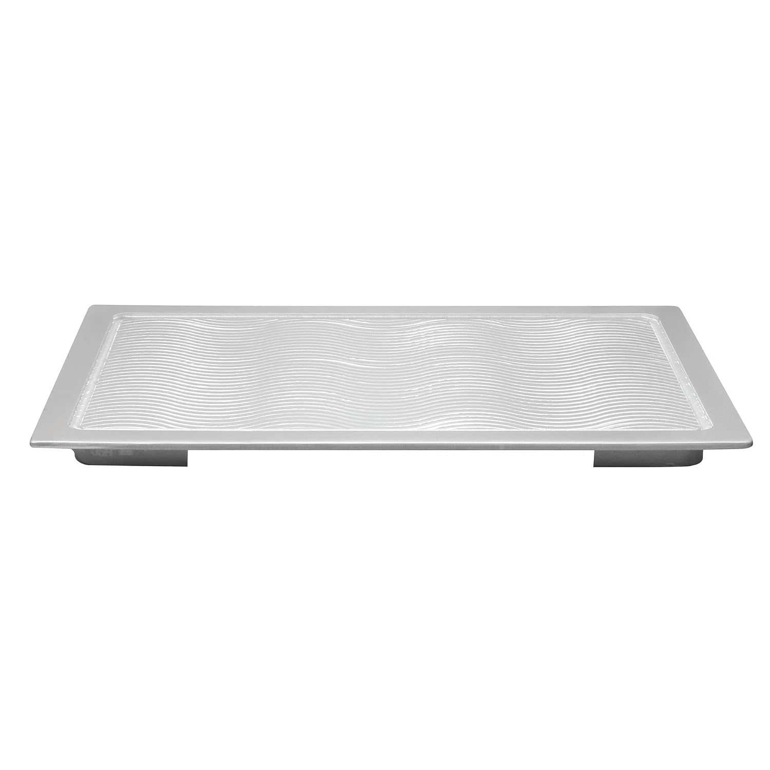 TableCraft CW6420WV Hot Well Cover, Full Size, 13-1/2' x 21-5/8', Dishwasher Safe, 1/4' Aluminum, Wave Pattern, 1 Each