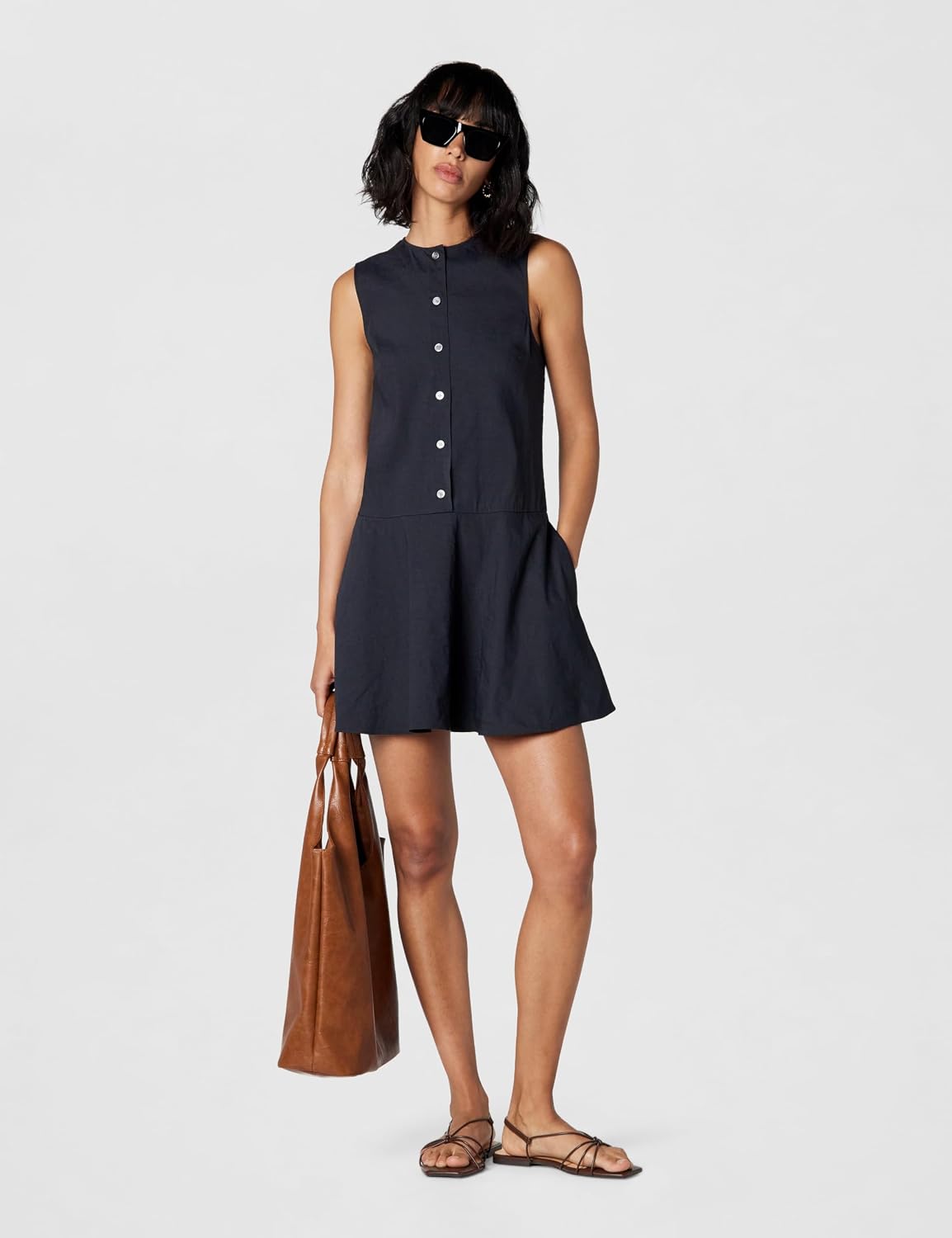 Theory Women's Sleeveless Mini Dress