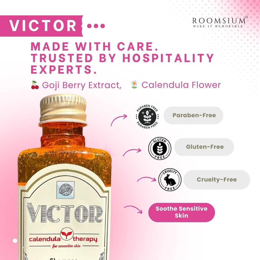 Victor and N-Recycled Guest Toiletries Set, 150 Count Travel Size Shampoo, Conditioner, Shower Gel, Lotion and Soap for Airbnb, Hotels and Vacation Rentals