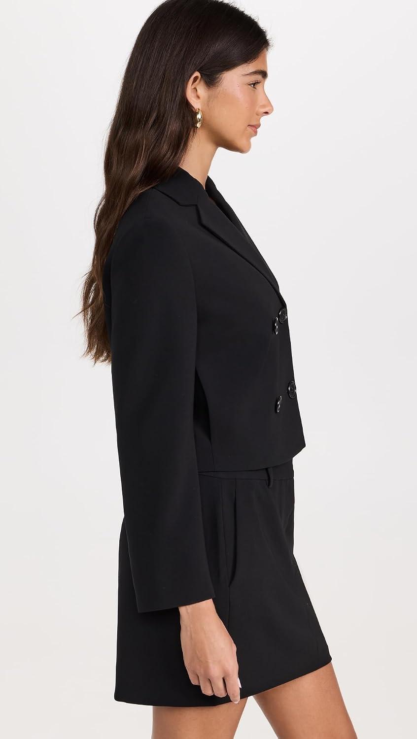 Theory Women's Crop Double Breasted Jacket