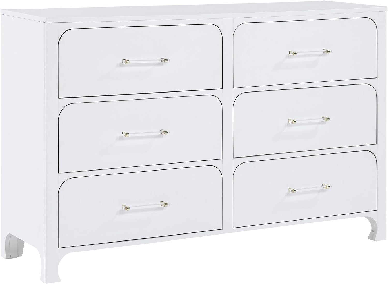 Coaster Home Furnishings Anastasia Contemporary 5-Piece Bedroom Set Boucle Upholstered California King Size Panel Bed Frame 64-inch Headboard Pearl White 224751KW-S5