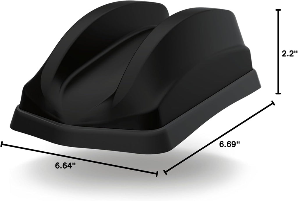 Sierra Wireless Semtech Airlink 5-in-1 Dual Sharkfin 5G Antenna, 4x4 MiMo for 4G/5G & GPS/GNSS, Thread Mount, SMA, Black for XR60 Router