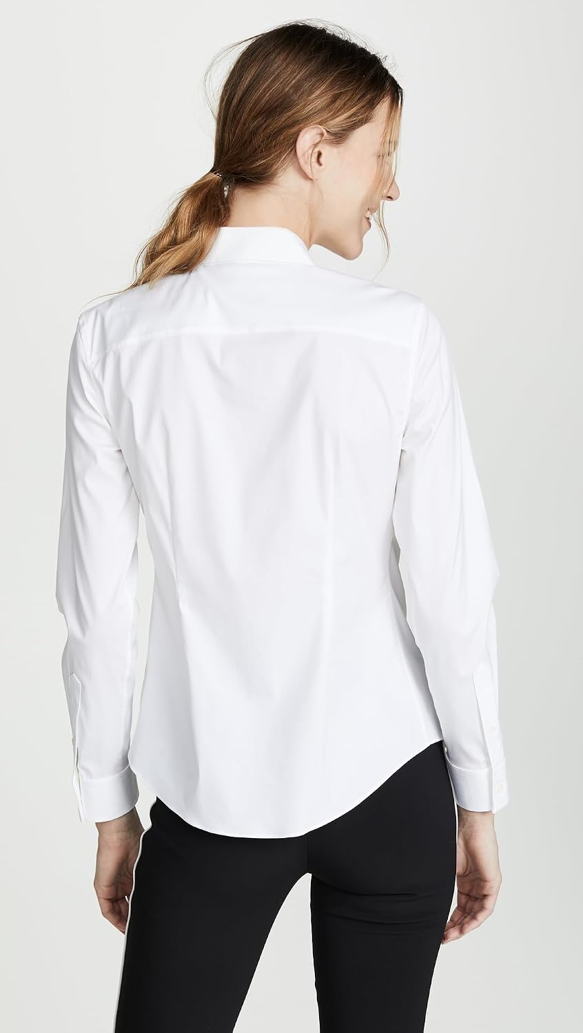 Theory Women's Luxe Tenia Button Down Blouse