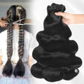 Raw Bundles Human Hair, 16A Raw Burmese Hair Body Wave Bundles, 12 14 16 Inch, 3 Years Service Life, Keep Texture Silky Soft Tangle-Free after Multiple Washes