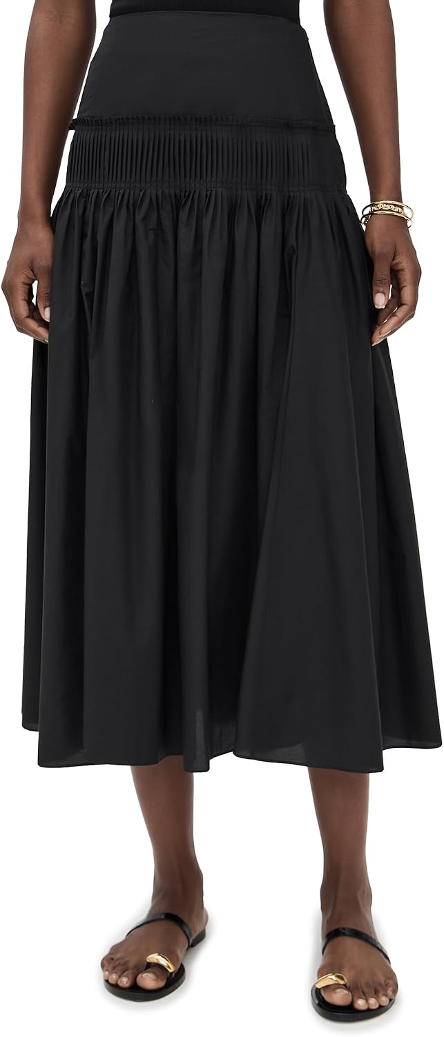 Theory Women's Accordion Yoke Skirt