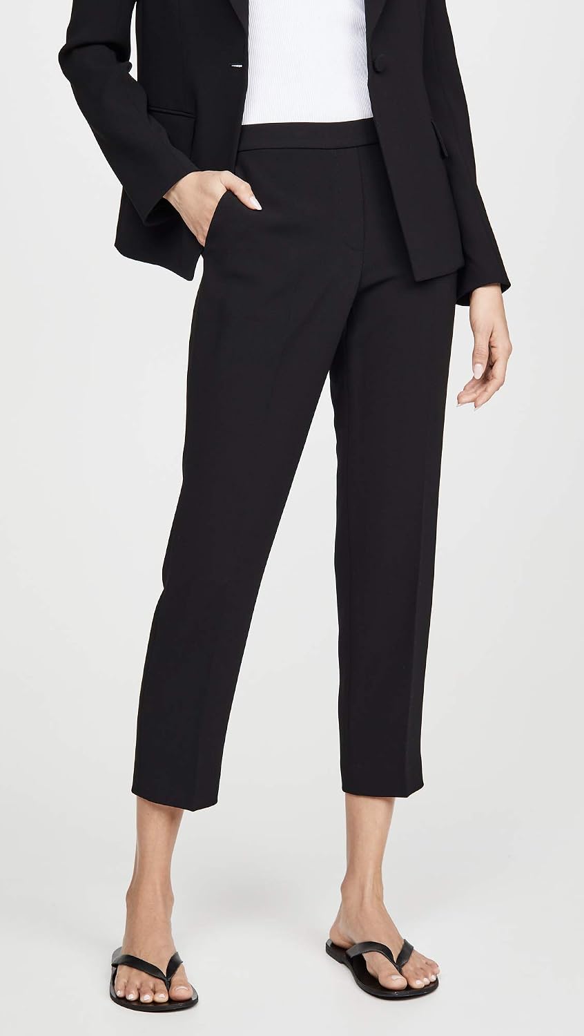 Theory Womens Treeca Pull On Professional Pants