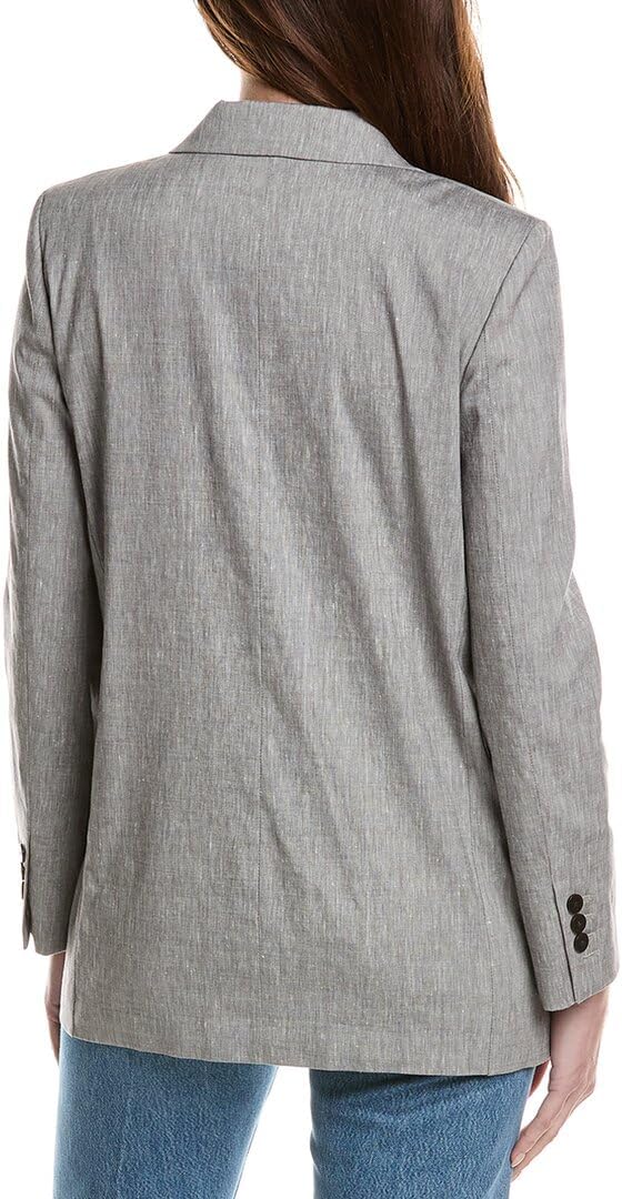Theory Womens Double Breasted Oversized Boy Jacket, 8