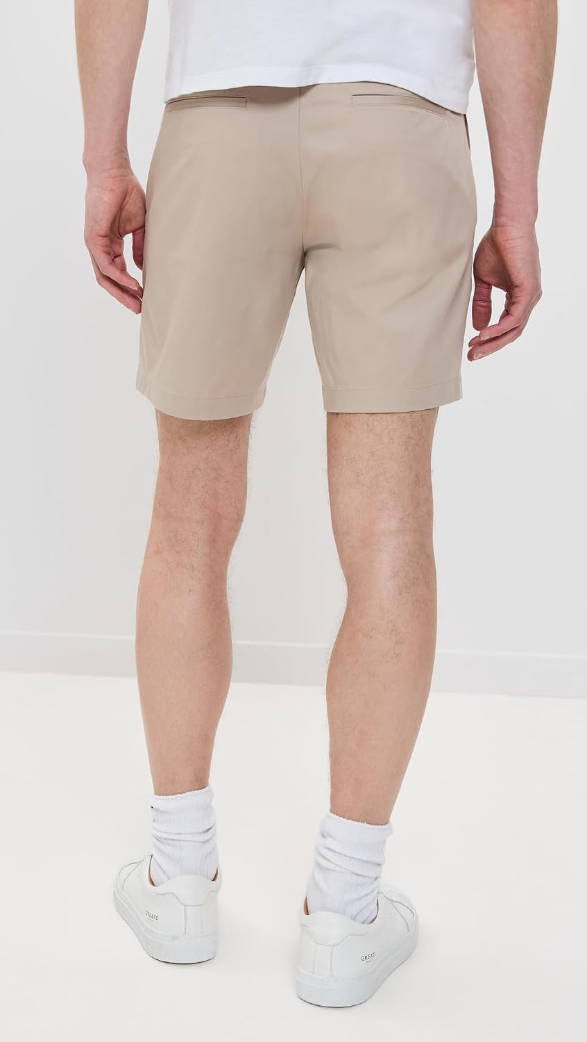 Theory Men's Hanson Twill Zaine Shorts 7'
