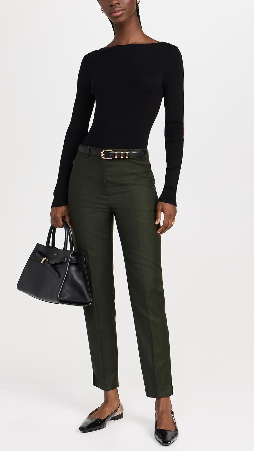 Theory Women's High Waisted Taper Pants