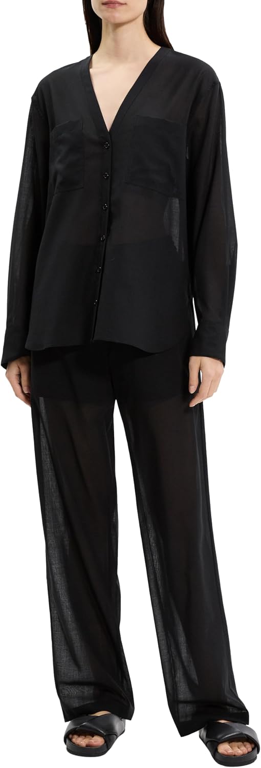 Theory Women's Os Nc Pkt Shirt