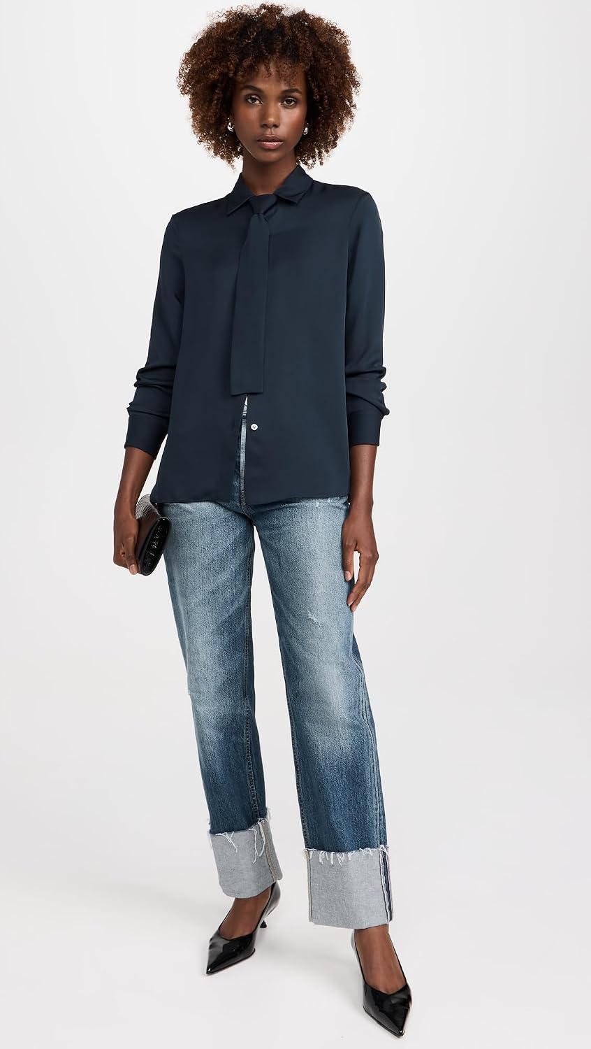 Theory Women's Necktie St Shirt