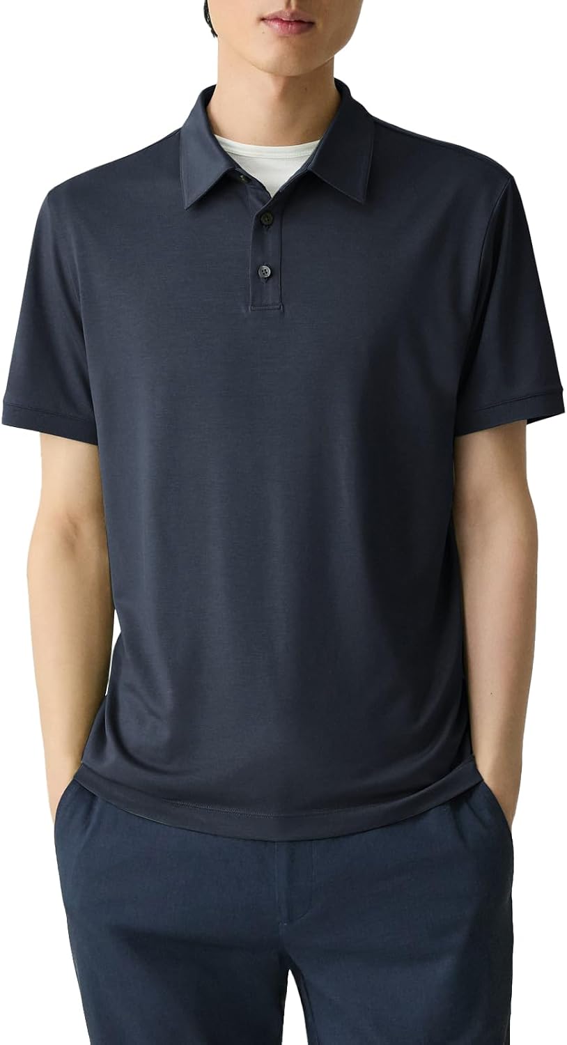 Theory Men's Noran Polo in Jersey Lyocell